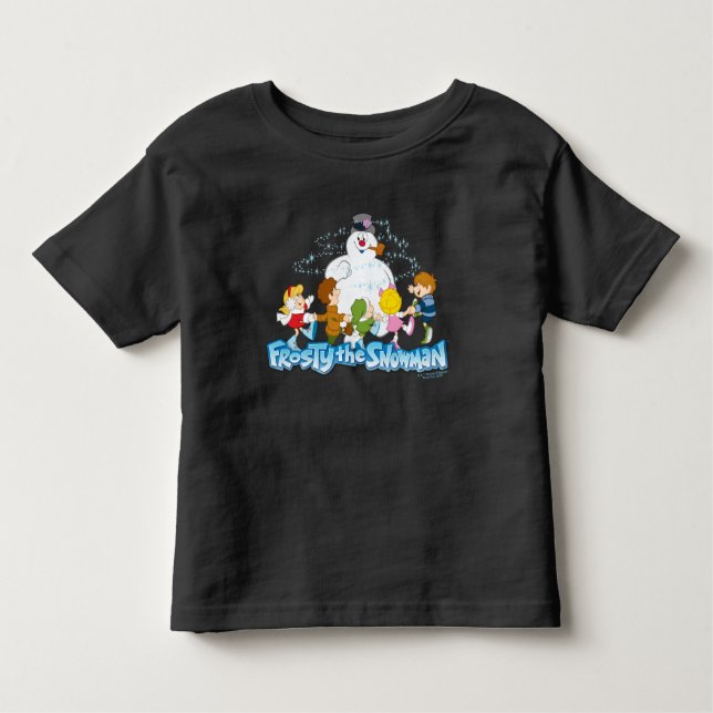 Camiseta De Bebé Frosty the Snowman™ | Jugar con escarcha y niños (Anverso)