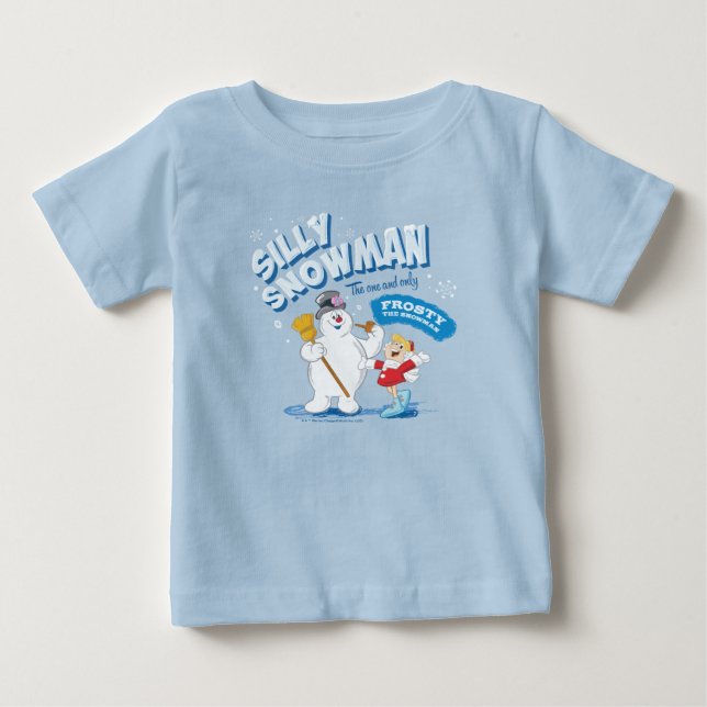 Camiseta De Bebé Frosty the Snowman™ | "Silly Snowman" (Anverso)