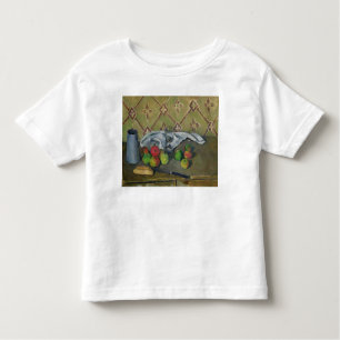 Camiseta De Bebé Fruta de Paul Cezanne el  , servilleta y jarro de