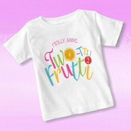 Camiseta De Bebé Frutos de 2º cumpleaños de dos tti