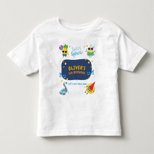 Camiseta De Bebé Frutos dulces coloridos Piscina de verano Fiesta d