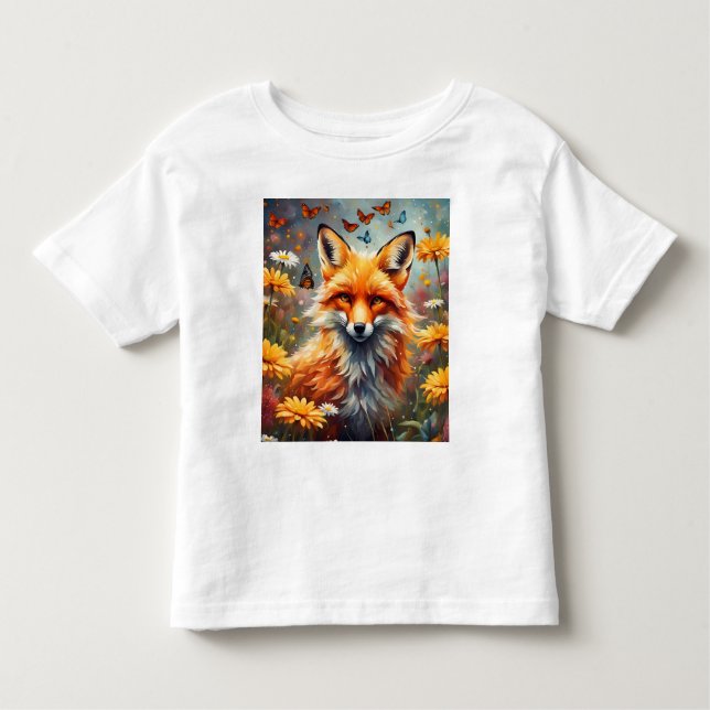 Camiseta De Bebé Fuchs auf der Wiese (Anverso)