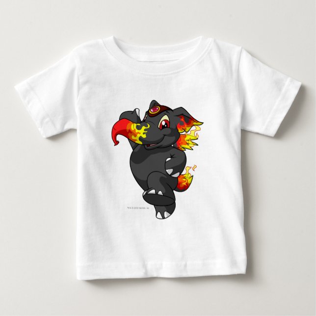 Camiseta De Bebé Fuego de Elephante (Anverso)