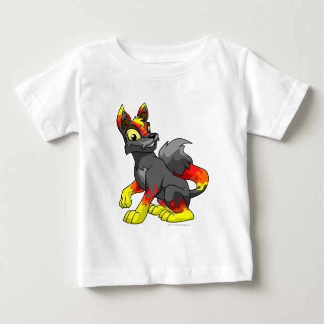 Camiseta De Bebé Fuego de Lupe (Anverso)