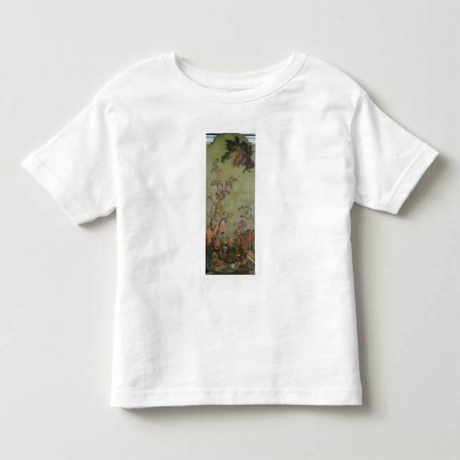 Camiseta De Bebé Fuego, de una serie de los paneles que representan (Anverso)