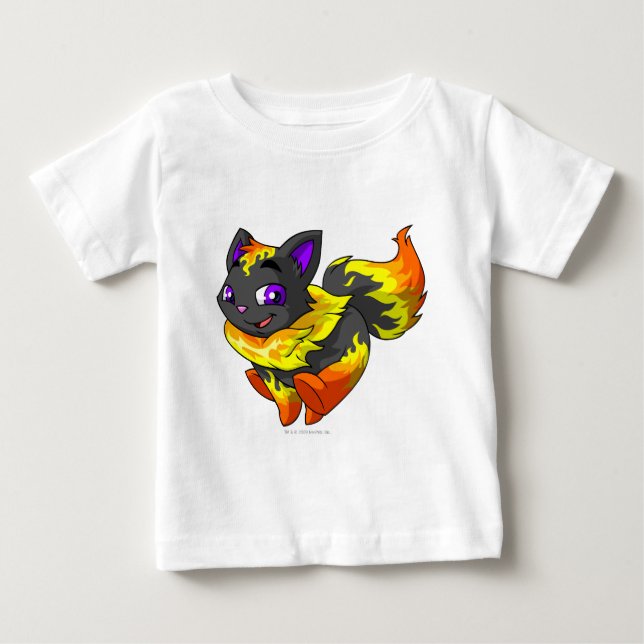 Camiseta De Bebé Fuego de Wocky (Anverso)