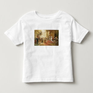 Camiseta De Bebé Fuego en la embajada austríaca (aceite en lona)