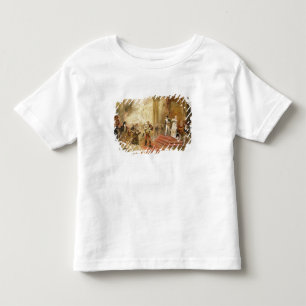 Camiseta De Bebé Fuego en la embajada austríaca (aceite en lona)