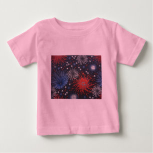 Camiseta De Bebé Fuegos artificiales