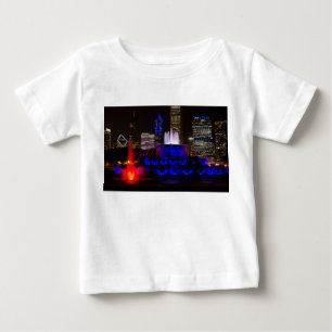 Camiseta De Bebé Fuente Azul de Buckingham