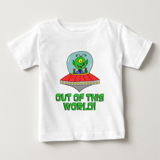 Camiseta De Bebé Fuera de este mundo (Anverso)