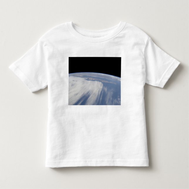 Camiseta De Bebé Fuerte cobertura de nubes sobre el Océano Pacífico (Anverso)