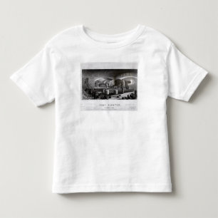 Camiseta De Bebé Fuerte Sumter, vista interior de la batería de