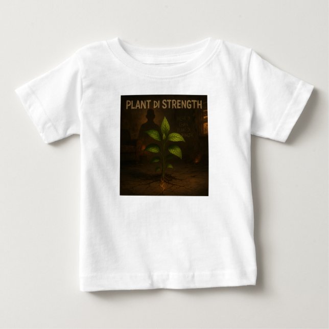 Camiseta De Bebé Fuerza de la planta (Anverso)