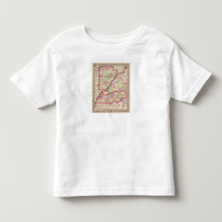 Camiseta De Bebé Fulton, albañil, Cass, condados de Menard