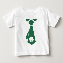 Camiseta De Bebé Fun Faux Shamrock Tie St.Patrick's Day