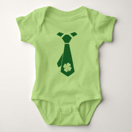 Camiseta De Bebé Fun Faux Shamrock Tie St.Patrick's Day