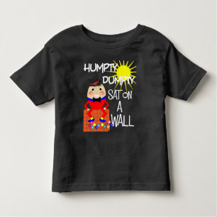 Camiseta De Bebé Fun Jolly Nursery Rhyme Humpty Dumpty Cute