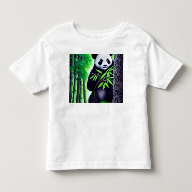 Camiseta De Bebé Fun Little Panda Bear (Anverso)