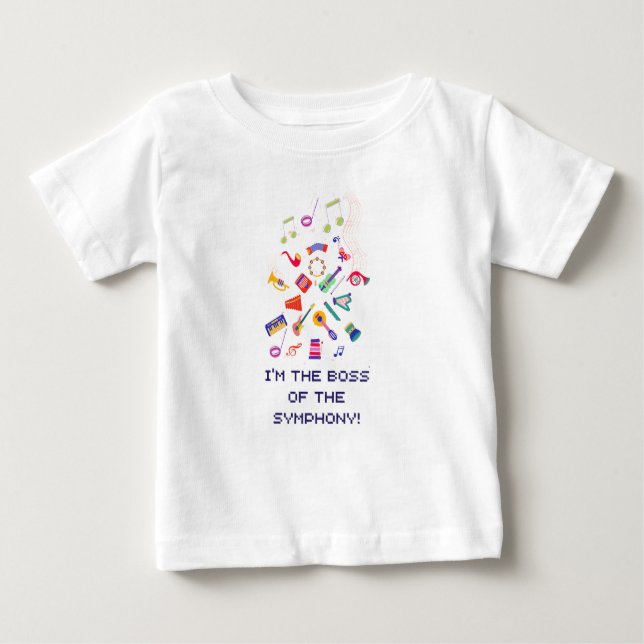 Camiseta De Bebé Fun Musical Instruments Kids T-Shirt (Anverso)