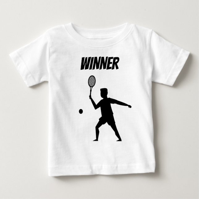Camiseta De Bebé Fun player tennis  (Anverso)