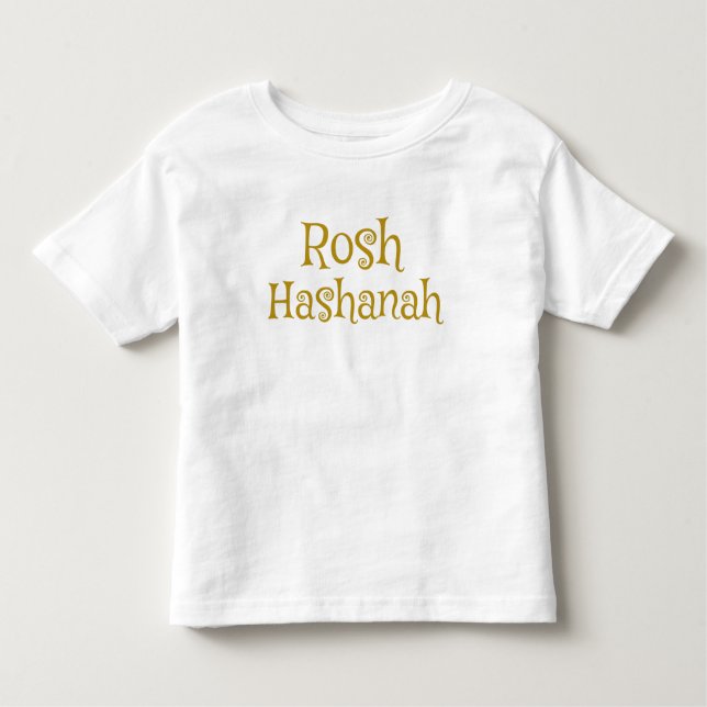 Camiseta De Bebé Fun Rosh Hashanah Design (Anverso)