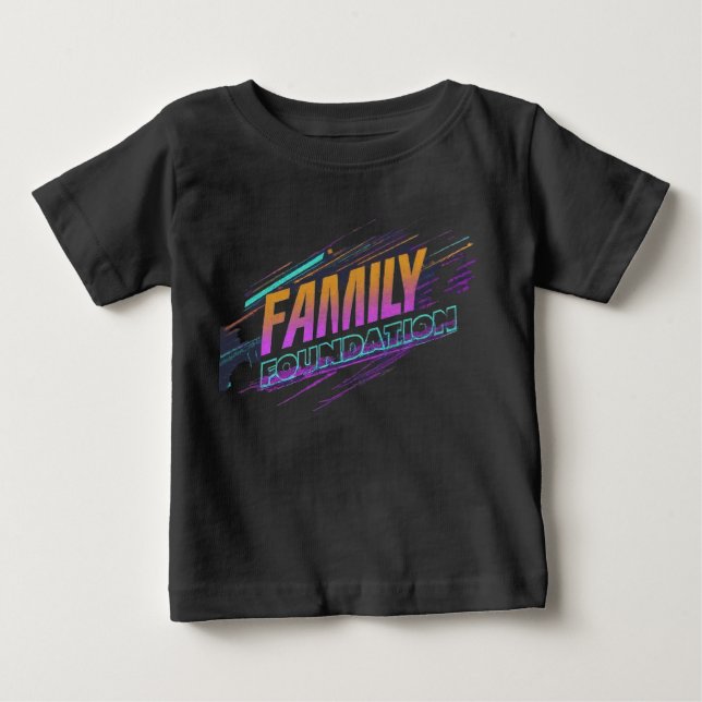 Camiseta De Bebé Fundación Familiar (Anverso)