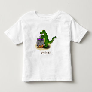 Camiseta De Bebé Fundido personalizado de cocina de caimanes verdes