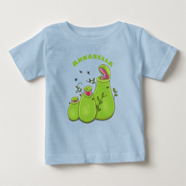 Camiseta De Bebé Fundido personalizado de plantas de jardinería ver (Anverso)