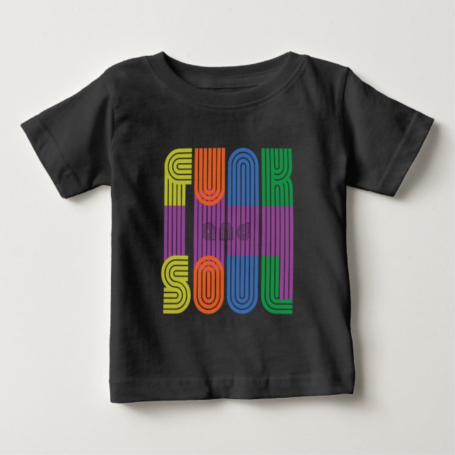Camiseta De Bebé funk y soul (Anverso)