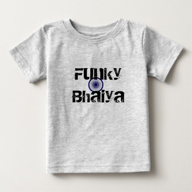Camiseta De Bebé Funky Bhaiya (Anverso)