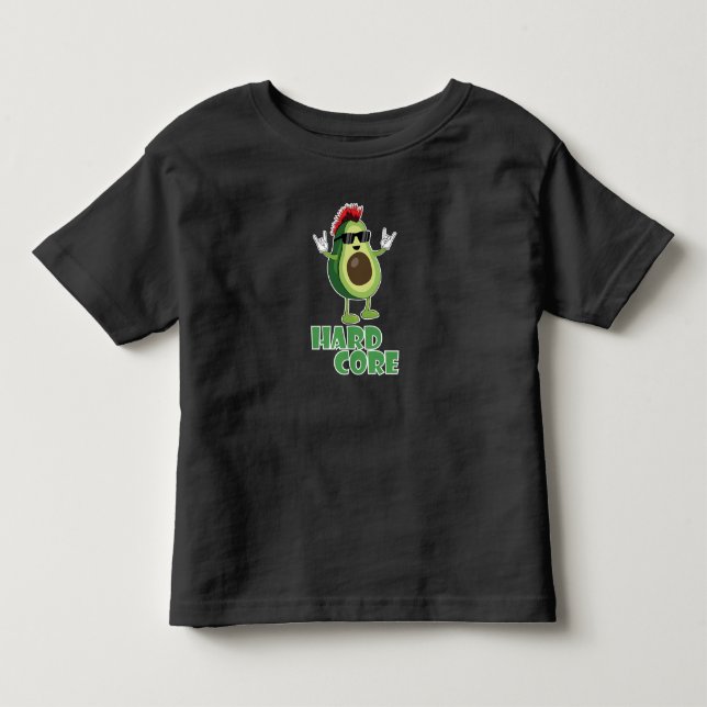 Camiseta De Bebé Funny aguacate de núcleo duro (Anverso)