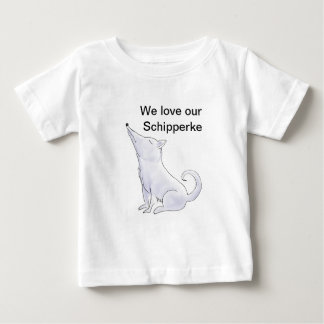 Camiseta De Bebé Funny Aloof Schipperke Dog Personalizado