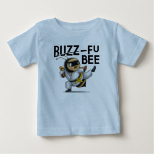 Camiseta De Bebé Funny Artes Marciales Buzz-Fu