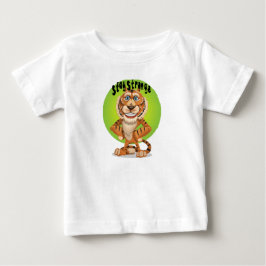 Camiseta De Bebé funny baby tiger