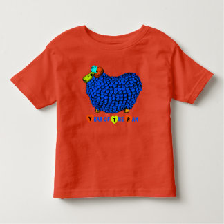 Camiseta De Bebé Funny Blue Ram Año Chino Zodiac Toddler T