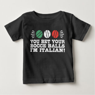 Camiseta De Bebé Funny Bocce Ball