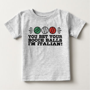 Camiseta De Bebé Funny Bocce Ball