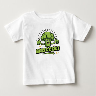 Camiseta De Bebé Funny Broccoli Baby Boy