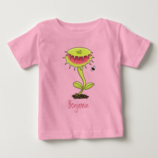 Camiseta De Bebé Funny carnívoro Venus trampa de mosca personalizad (Anverso)