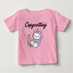 Camiseta De Bebé Funny Cute diseño simple para el amante del gato