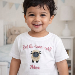 Camiseta De Bebé Funny cute Sheep Eid Adha funny Baby Clothes 