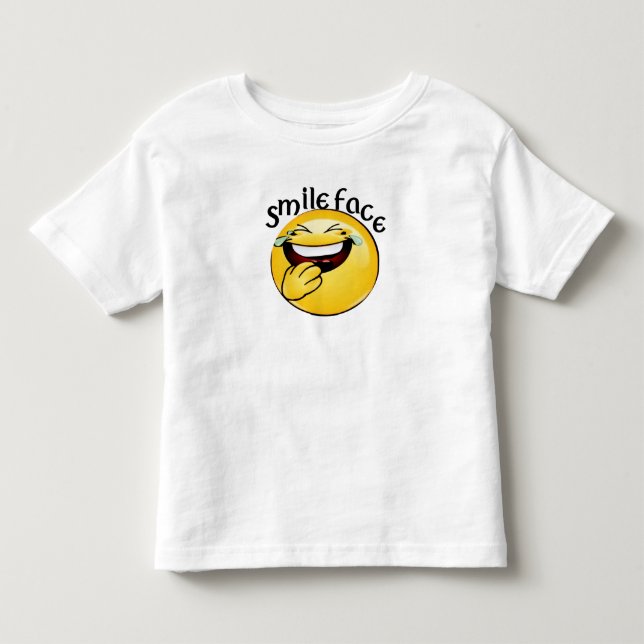 Camiseta De Bebé funny face (Anverso)