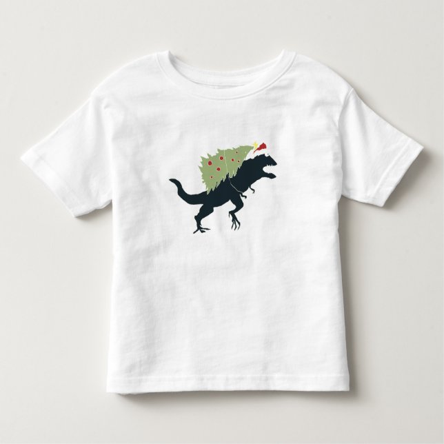 Camiseta De Bebé Funny Festive Dino Christmas (Anverso)