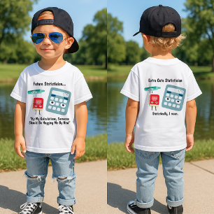 Camiseta De Bebé Funny Future Statistician