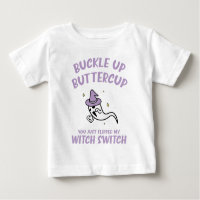 Funny Halloween Buckup Buttercup Witch Switch