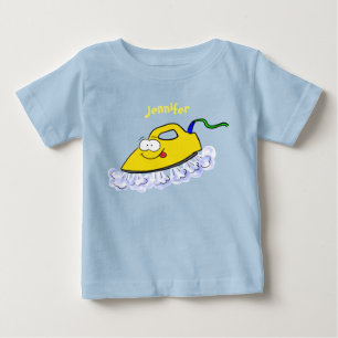 Camiseta De Bebé Funny ilustracion de lavandería de hierro personal