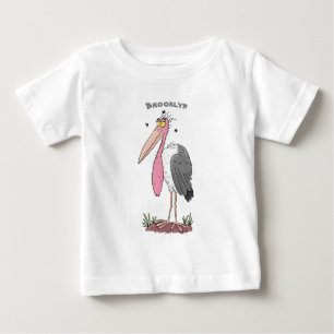 Camiseta De Bebé Funny marabou stork personalizado