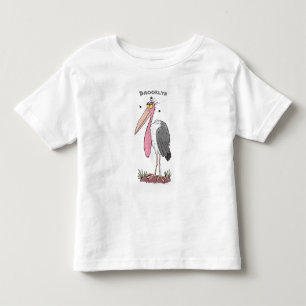 Camiseta De Bebé Funny marabou stork personalizado