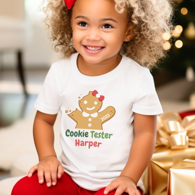 Camiseta De Bebé Funny Navidades Cookie Tester Holiday Baking Todd (Subido por el creador)